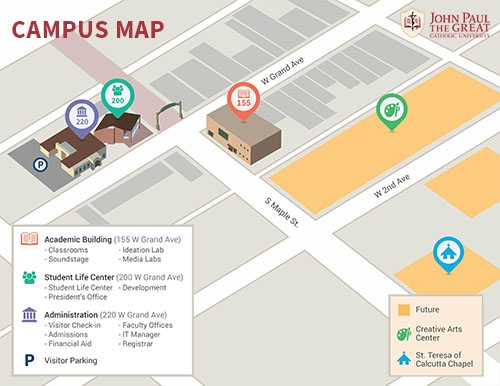 JPCatholic Campus Map