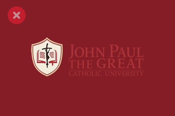 Red Background of JPCatholic Logo
