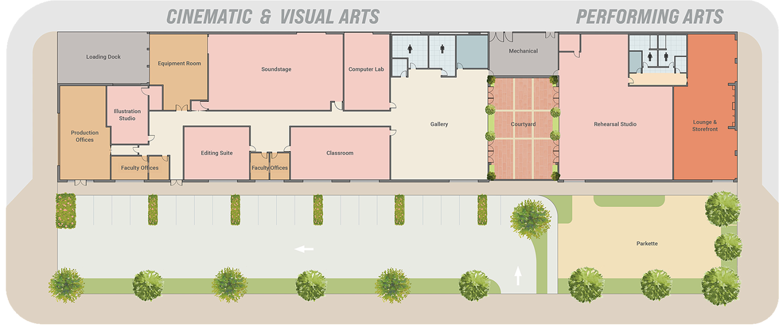 Creative Arts Complex Floorplan
