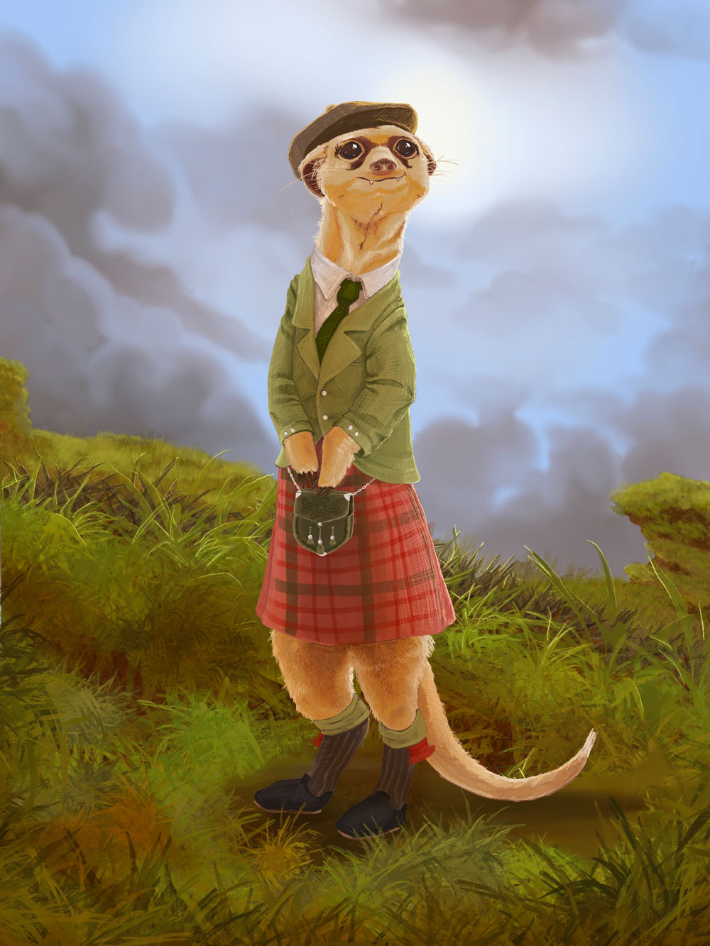 Kiki Vorderbruggen '24 | <em>Little Scotsman</em> | Digital Painting