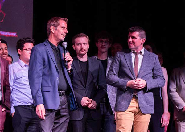 Prof. Chris Riley & Prof. George Simon at the No Reception premiere