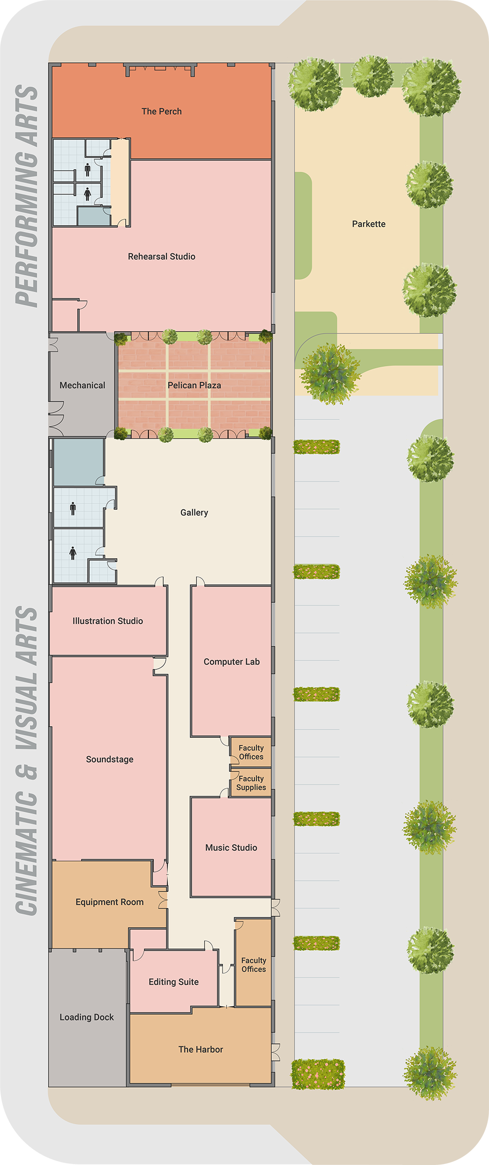 Creative Arts Complex Floorplan