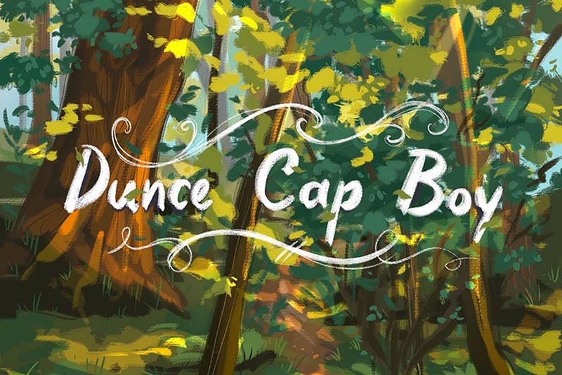 Dunce Cap Boy Poster
