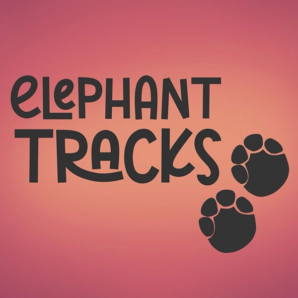 Elephant Tracks Poster