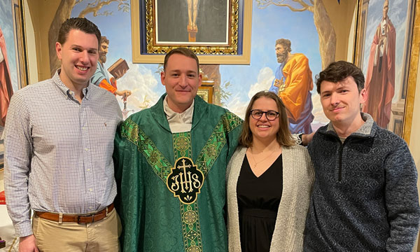 Alumnus Andrew Barth Ordained a Priest
