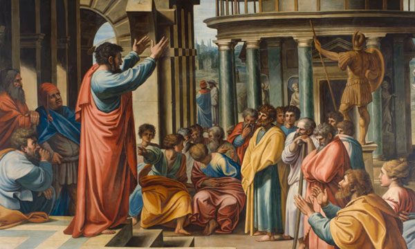 St. Paul preaching in the Areopagus