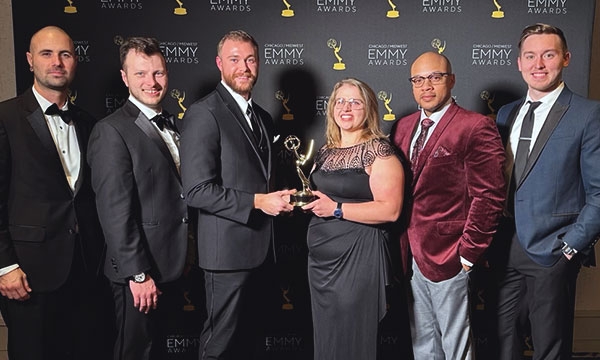 Haley Rossi and Team at Emmy Award
