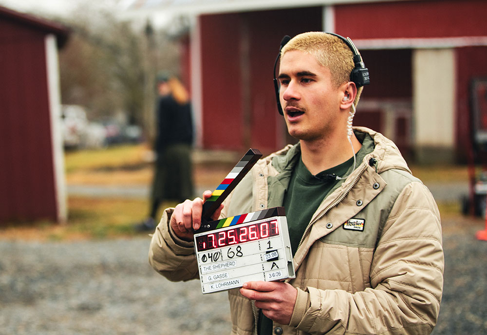 Jozef Raiche slating the scene