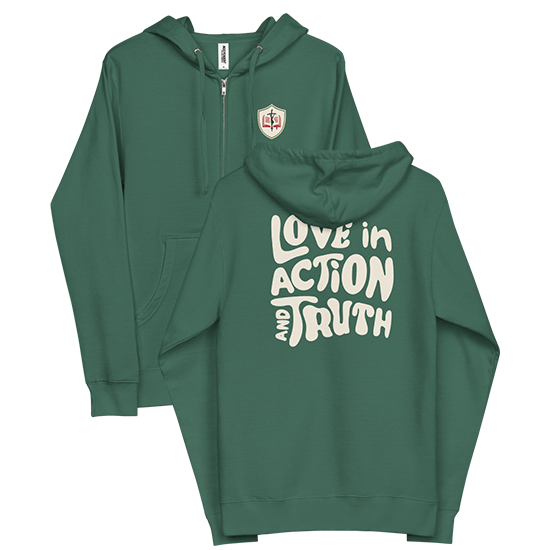 Love in Action and Truth Hoodie