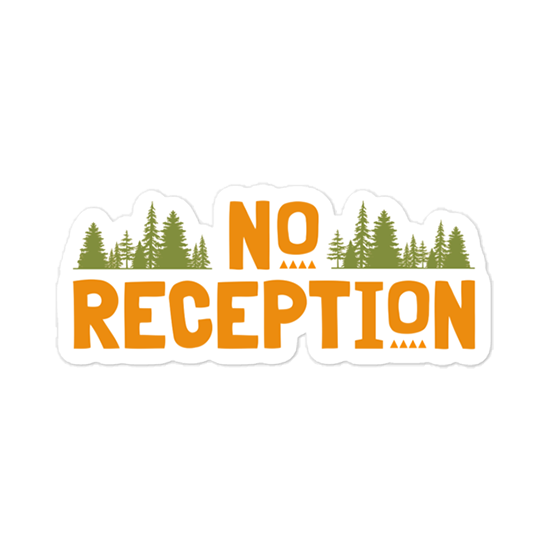 No Reception Sticker