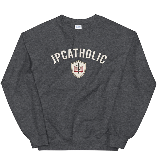 JPCatholic Gray Sweatshirt