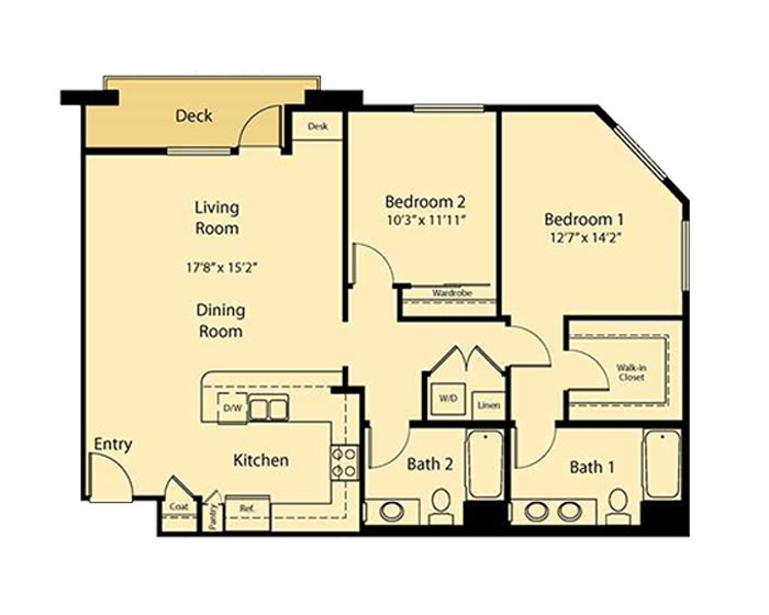 Apartment Floorplan B4