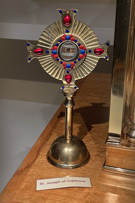 Relics of St. Joseph of Cupertino